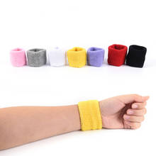 1 par Sports Tafilete Tennis Squash Badminton Basquete Apoio para o Punho Pulseira Pulseira Ginásio Pulso Wraps 8x5 cm 2024 - compre barato