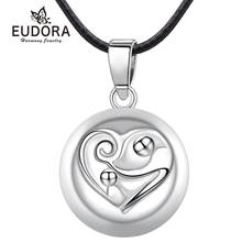 Eudora 20mm Angel caller Round Harmony bola ball Pendant Necklace Pregnancy Ball Jewelry Chime Bola Mother's Guardian angel Gift 2024 - buy cheap