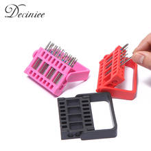 Professional Nail Drill Bit Holder Nail Drill Head Stand Displayer 16 Holes Organizer Storage Nail Drill Container Manicure 2024 - buy cheap