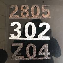 Номер дома в европейском стиле дверной знак, на заказ номер двери квартиры вилла дверные панели только буквы, номер, дом отель 2024 - купить недорого