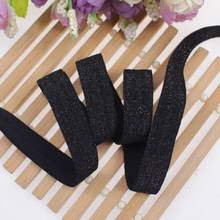New!  Glitter folding elastic thread foes #90130 for girls hair tie baby headband, 100 yards/lot 2024 - buy cheap