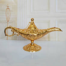 Retro Home Decoration Metal Art Craft Ornaments Antique Teapot Aladdin Lamp Children Student Birthday Gift Toy 2024 - buy cheap