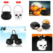 12Pcs Halloween Witch Pot Creepy Decor Kettles Novelty Candy Holder Pot with Handle Halloween Party DIY Scene Layout Prank Toy 2024 - buy cheap