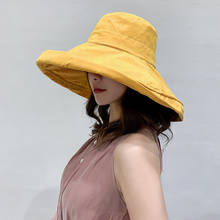 Chapéu de sol de verão com aba grande, proteção solar feminina, orla, proteção uv, chapéu japonês para pescador selvagem, versão coreana nova 2024 - compre barato