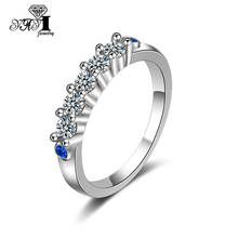 Joyería YaYI de moda de princesa corte 2,6 CT de Zircon blanco de Color plata anillos de compromiso anillos de corazón para boda fiesta anillos regalos 1198 2024 - compra barato
