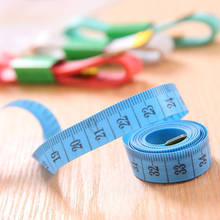 1Pc 1.5M  Random Color Body Measuring Ruler Sewing Tailor Tape Measure Sewing Soft Ruler Meter Sewing Measuring Tape 2024 - купить недорого