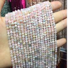 Natural Stone Faceted Scattered beads Morgan's stone Beads 3mm-3.3mm for Jewelry Making DIY Necklace Bracelet Accessories 2024 - buy cheap