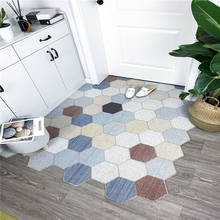 Indoor Outdoor Entrance Mats Carpet Home Hallway Bathroom Bedroom Floor Door Carpet Nordic Geometric Printed Non-slip Door Mats 2024 - buy cheap