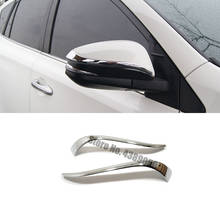 Аксессуары из АБС-пластика для Toyota Corolla Cross SUV 2020, хромированная Декоративная полоса для боковой двери автомобиля, зеркала заднего вида, отделка, Стайлинг автомобиля 2024 - купить недорого
