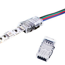RGB LED Strip Connector 2Pin 3Pin 4Pin 5Pin For Single RGB RGBW Color 2835 5050 LED Strip Wire Connection Use Terminals 5Pcs/Lot 2024 - buy cheap