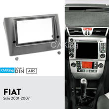 Doble Din Car Fascia Panel de Radio para FIAT Stilo 2001-2007 Audio Frame Dash Kit de ajuste instalar Facia cubierta de la placa de la consola 2024 - compra barato