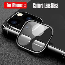 Camera Lens Protector For iPhone 12 Pro Max 12 Mini Full Cover Case Metal + Tempered Glass Screen Protector Rear Camera Films 2024 - buy cheap