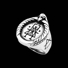 Мужские кольца-знаки череп ворона Rune, кольца из нержавеющей стали серебряного цвета в стиле викингов, ювелирные изделия в подарок OSR399 2024 - купить недорого