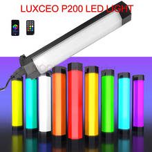 Luxag-flash portátil p200 com luz rgb colorida, para fotografia, iluminação para vídeo, controle por aplicativo e controle remoto 2024 - compre barato