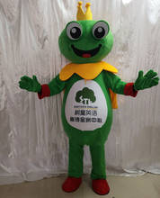 Frog Mascot Costume Cartoon Character Plush Mascot Costumes for Christmas Adult Suit Advertising Events Can Add Logo 2024 - buy cheap