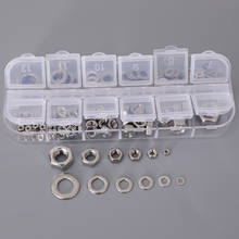 [137PCS] M2,M3,M5,M6,M8 Hex Nuts Flat Washer Assortment Kit with Storage Box 2024 - buy cheap