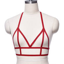 Harajuku Sexy Lingerie Bra Womens Bondage Body Harness Belt Goth  Soft Elastic Crop Top Body Cage Harness Bra 2024 - buy cheap