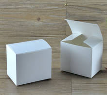 5 pçs/lote nova caixa de papel kraft branco artesanato presente caixas para doces/perfumes pequena caixa de presente 350gsm papelão caixa 14 tamanhos 2024 - compre barato