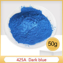 #425A Deep Blue Pearl Powder Pigment DIY Dye Colorant for Nail Decoration Soap Painting Car Arts Craft 100g 2024 - buy cheap