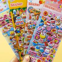 Kids Stickers 4 Sheets 3D Puffy Bulk Stickers Drawing Toy R7RB 2024 - buy cheap