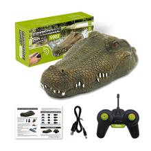 Flytec V002 RC Boat 2.4G Remote Control Electric Racing Boat for Pools with Simulation Crocodile Head Spoof Toys Children Adults 2024 - buy cheap