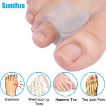 2Pcs Soft Silicone Gel Toe Separator Hallux Valgus Bunion Spacers Overlapping Thumb Toes Corrector Foot Care Tools Health Care 2024 - buy cheap