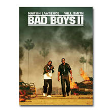 BAD BOYS 2 Hot Movie Wall Sticker Silk Poster Art Light Canvas Home Decoration 2024 - buy cheap