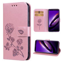 Flip Leather Case For Ulefone P6000 Plus Fundas Printed Flower 100% Special wallet stand case with Strapn For Ulefone P6000 Plus 2024 - buy cheap