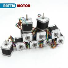 10pcs NEMA17 78Oz-in 48mm length 1.8A 1.8deg stepper motor stepping motor for 3D print Robot CNC Router Engraving Machine 2024 - buy cheap