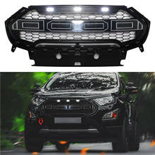 Modified For Ecosport Racing Grill For Ecosport 2017 2018 2019 Front Bumper Grilles Mesh Cover Front Grills Grille For Trims 2024 - buy cheap