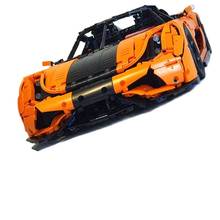Koenigsegg-Coche de juguete teledirigido de alta tecnología, MOC-30506, modelo de bloques de construcción, Kit de Juguetes DIY, regalos educativos para niños 2024 - compra barato