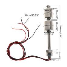 220V 10W 100mm Float Switch Auto Tank liquid Water Level Sensor Stainless Steel A0KF 2024 - buy cheap