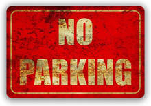 Warning Signs Home Decoration Accessories Metal Plate No Parking Signs Plates Garden Posters for Outside Teen Room Decoration 2024 - buy cheap