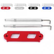 Aluminum Battery Tie Down Kit Hold Down Rod With Stainless Tray Hooks Fit for Honda Civic/ CRX Aluminum Alloy Battery Mount 2024 - buy cheap