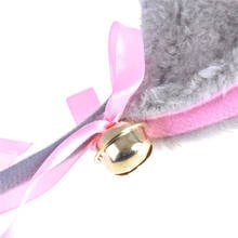 Kawaii Cat Ears Bell Bowknot Head Hoop Headdress Cosplay Anime Costume Party Decor Headwear Hairpinn Toy Gift :Faux Fur 2024 - buy cheap