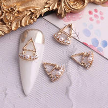 5 piezas TN4964 triangular de aleación de circonita para decoración de uñas, diamantes de imitación, joyería, accesorios para uñas, suministros, adornos, dijes 2024 - compra barato