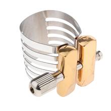 Clip de ligadura de saxofón Alto/Tenor, accesorio de Metal plateado para saxofón 2024 - compra barato