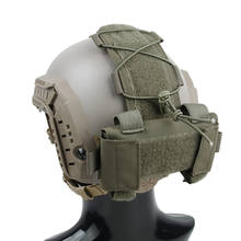 Чехол для аккумулятора TMC MK1, зеленая сумка Ranger для шлема AF, Molle, Тактическая Военная Сумка из нейлона, противовес для шлема 2024 - купить недорого