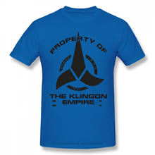 Discovery Property Of Klingon Empire Cloth Oversize T-Shirt Star Trek Science FictionTV Series Tops For Men Fashion Streetwear 2024 - buy cheap