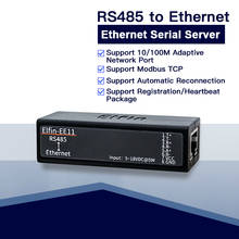 Servidor serial MINI RS485 EE11 a Ethernet ModbusTCP serial a Ethernet, convertidor RJ45 con servidor web integrado 2024 - compra barato