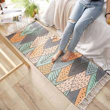 Bohemian Carpet Kitchen Mats For Floor Long Strip Geometric Kilim Carpets Nordic Bedroom Rug Cotton Oriental Decor Tapestry 2024 - buy cheap