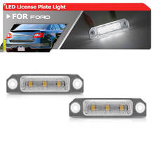 Se encaixa para ford mustang 2010 2011 2012 2013 2014 smd branco canbus led luzes da placa de licença auto traseiro tag lâmpadas 2024 - compre barato