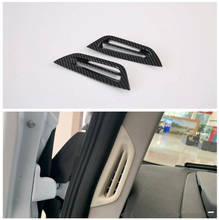 Carbon Fiber ABS Car Inner Front Pillar AC Outlet Air outlet Cover Trim Fit For Ford Transit 2017  Ford Tourneo Custom 2016 2024 - buy cheap