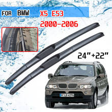 Escobillas para limpiaparabrisas delantero de coche, accesorios para BMW X5, E53, 2000, 2001, 2002, 2003, 2004, 2005, 2006, gancho tipo U J 2024 - compra barato