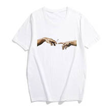 2019 michelangelo t-shirts dos homens t camisas harajuku engraçado impressão tshirt masculino hip hop 100% algodão streetwear camiseta topos t s-3L 2024 - compre barato