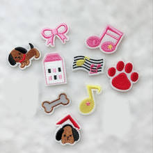 Dog Bone House Bear's paw Embroidery Badges Iron On Patches for DIY T-shirt Clothes Coat Stickers Decor Appliques Free Delivery 2024 - buy cheap