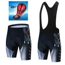 Pantalones cortos de ciclismo para hombre, ropa interior acolchada para bicicleta de montaña o de carretera, color rojo, 2020 2024 - compra barato