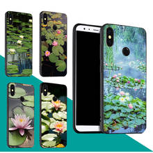 Monet Garden Lotus Case For POCO X3 Pro GT M3 F3 Cover For Xiaomi Redmi Note 11 9 10 Pro 10S 9T Mi 11 Lite 11T 2024 - buy cheap