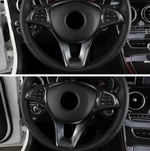 Car Steering Wheel Button Frame Sticker Trim For Mercedes Benz C E W205 W213 GLC X253 Class Interior Accessories 2024 - buy cheap