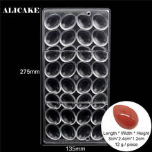 Chocolate Candy Bar Molds Small Egg Fondant Forms Polycarbonate Plastic Tray Moldes Cake Baking Pastry Bakery Baker Tools Moulds 2024 - buy cheap